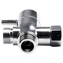 Válvula desviadora de cabezal de ducha de 3 vías, adaptador para baño, válvula de montaje de cabezal de ducha 1/2, desviador, convertidor ABS, accesorios de baño OGDU - A - Ver 6