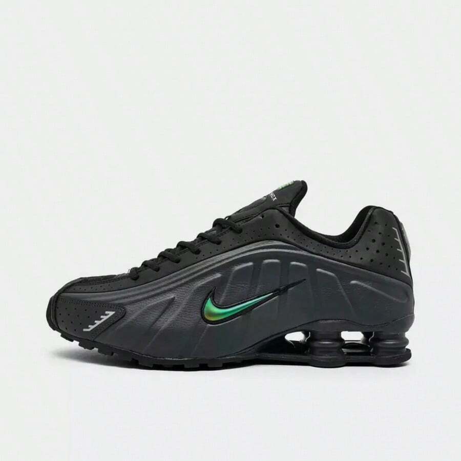 Nike Shox R4 Brasil Men's Casual Sneakers HQ1988-001 - 炭灰色 - 查看 1