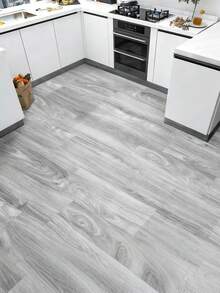 1 Roll Large Size (300cm X 40cm) Thick Self-Adhesive XPE Vinyl Flooring, Suitable For DIY Home Decoration, Peelable Wood-Look Flooring, Scratch-Resistant, Easy To Clean, Removable And Reusable - 25 Panels (covering 1.5 Square Meters / 16.15 Square Feet) - View 8