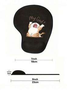 Ergonomic Wrist Support Mouse Pad With Cute Cat Pattern Design,Ergonomic Eva Wrist Support Cushion,Non-Slip Memory Foam Mouse Pad,Comfortable Non-Slip Base, Comfortable Mouse Pad With A Smooth Wrist Support,Comfortable Skin-Friendly Desk Rest,Desktop Protector,Suitable For Gaming, Office,Computers, Laptops,Home Use,Graduation Season Souvenir,Perfect Gift For Valentine's Day, Mother's Day,Back To School,Spring - Multicolor - View 10