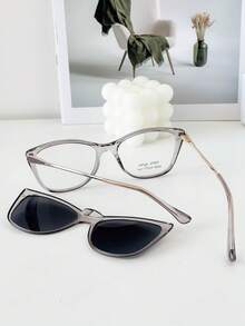 Women Fashion Glasses - Grey - View 6