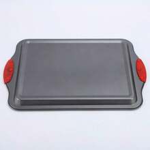Set Of 3 Premium Bakeware Non Stick Baking Trays Oven Sheets Roasting Cooking - View 4
