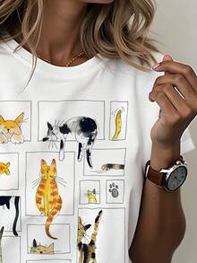 Women T-Shirts - White - View 5