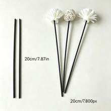 Varillas difusoras de ratán natural, set de accesorios de aromaterapia con flores secas - 5Pcs - Ver 5