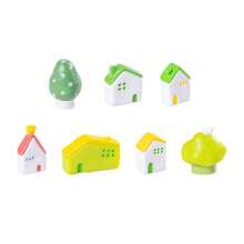 Resin Material Small House Model/Miniature House/Distressed/Cute/Model House Micro Garden//Moss Terrarium Home Decor/Craft/Model - Multicolor - View 11