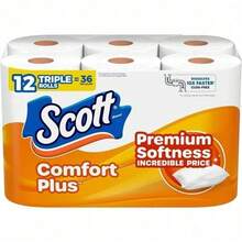 Family Pack Commercial-Size Pack Triple Roll Toilet Paper Septic- Soft - 1 - View 2