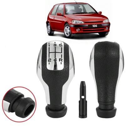 Cần số 5 cấp kèm phụ kiện lắp đặt, phụ kiện nội thất mới cho các dòng xe Peugeot 207/208/307/407/508/308/3008/408 và C3/C5.