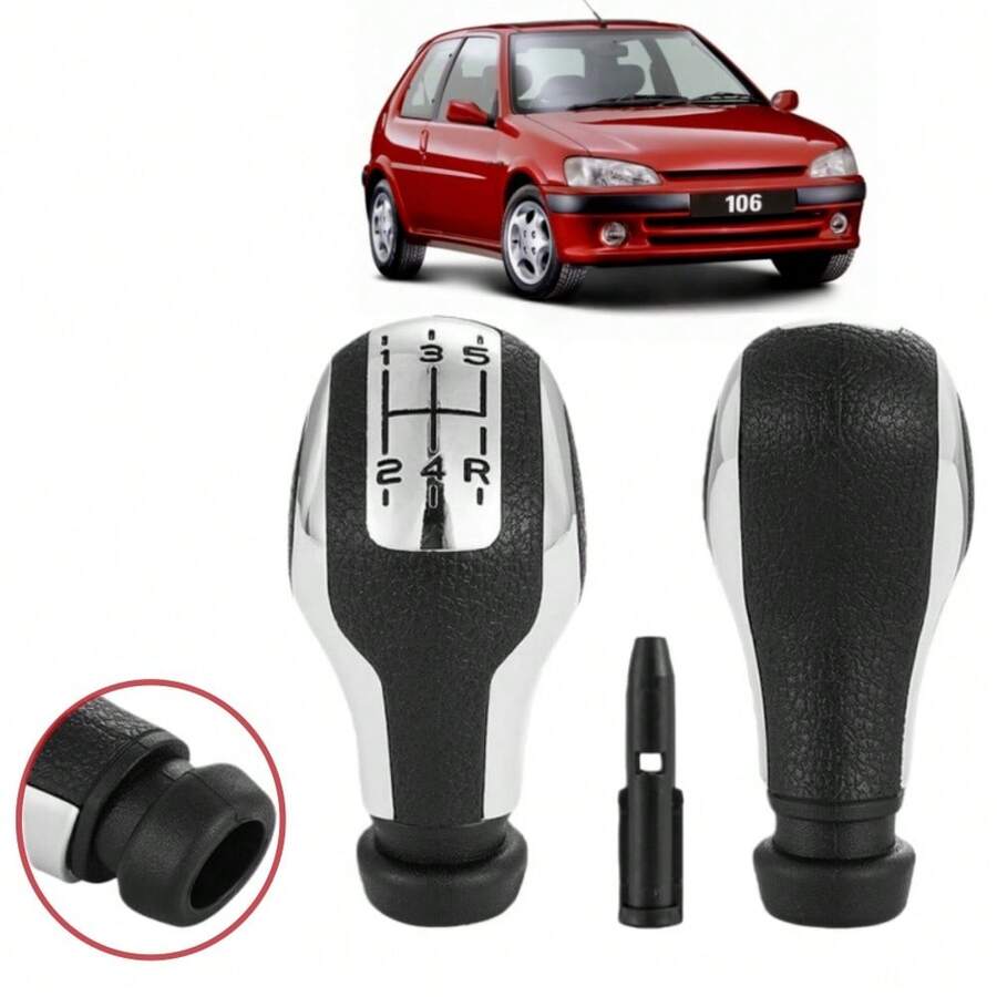 Cần số 5 cấp kèm phụ kiện lắp đặt, phụ kiện nội thất mới cho các dòng xe Peugeot 207/208/307/407/508/308/3008/408 và C3/C5. - 5 tốc độ - Xem 1