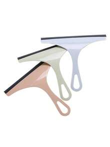 T Soft Rubber Glass Scraper Window Cleaning Tool Bathroom Floor Tile Wiper Glass Cleaner Cleaning Glass Scraper 1PC - Multicolor - View 5