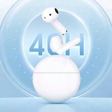 Honor X7e 蓝牙 5.3 入耳式耳机，半开放式设计，主动降噪，40 小时超长续航，双磁驱动单元，IP54 防水防尘，双麦克风 AI 降噪，兼容安卓和 iOS 系统，白色 - 查看 2