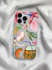 accesorios no incluidos funda transparente con diseño de flor de Ocean Design compatible con - Multicolor 4 - Ver 4
