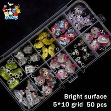 Sanrio Hello Kitty Charms For Jewelry Making, Cute Resin Jewelry Making Kits, Cute Pink Pendant, Shiny/Matte, Suitable For Jewelry, Hairpins And Phone Case Decoration - Charm - View 6