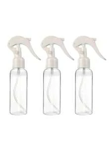 1/3pcs 100ml Small Spray Bottle, Transparent Empty Bottle, Fine Mist Sprayer, With Funnel, Travel Size Liquid, Cosmetics, Cleaning, Personal Care Spray Bottle - Multicolor - View 18