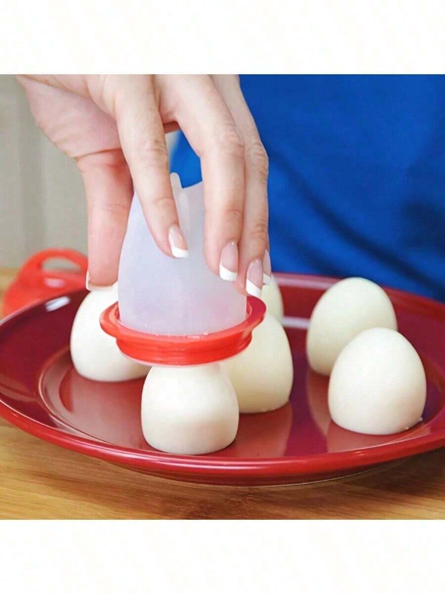 2pcs Silicone Egg Cooker, Non-Stick Multi-Layer Egg Poacher, Easy Boil And Steam Eggs, Heat Resistant Kitchen Tool