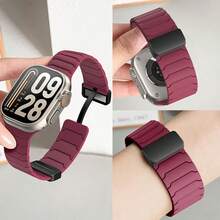 Ultra 3 表带，尺寸可选 49mm、44mm、45mm、40mm、42mm、46mm、41mm、38mm，磁吸式硅胶表带，兼容 Series 10、SE、9、8、7、6、5、4、3、Ultra 3、2、1。 - 彩色 - 查看 19