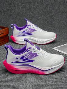 Chaussures de course sur route pour hommes, baskets de sport confortables et respirantes - conviennent pour toutes les saisons, chaussures de sport décontracté et à la mode pour les activités extérieures, le jogging, la marche, la gym, l'exercice au parc et le port décontracté quotidien, chaussures de sport assorties pour couple - Poudre blanche - Voir 8