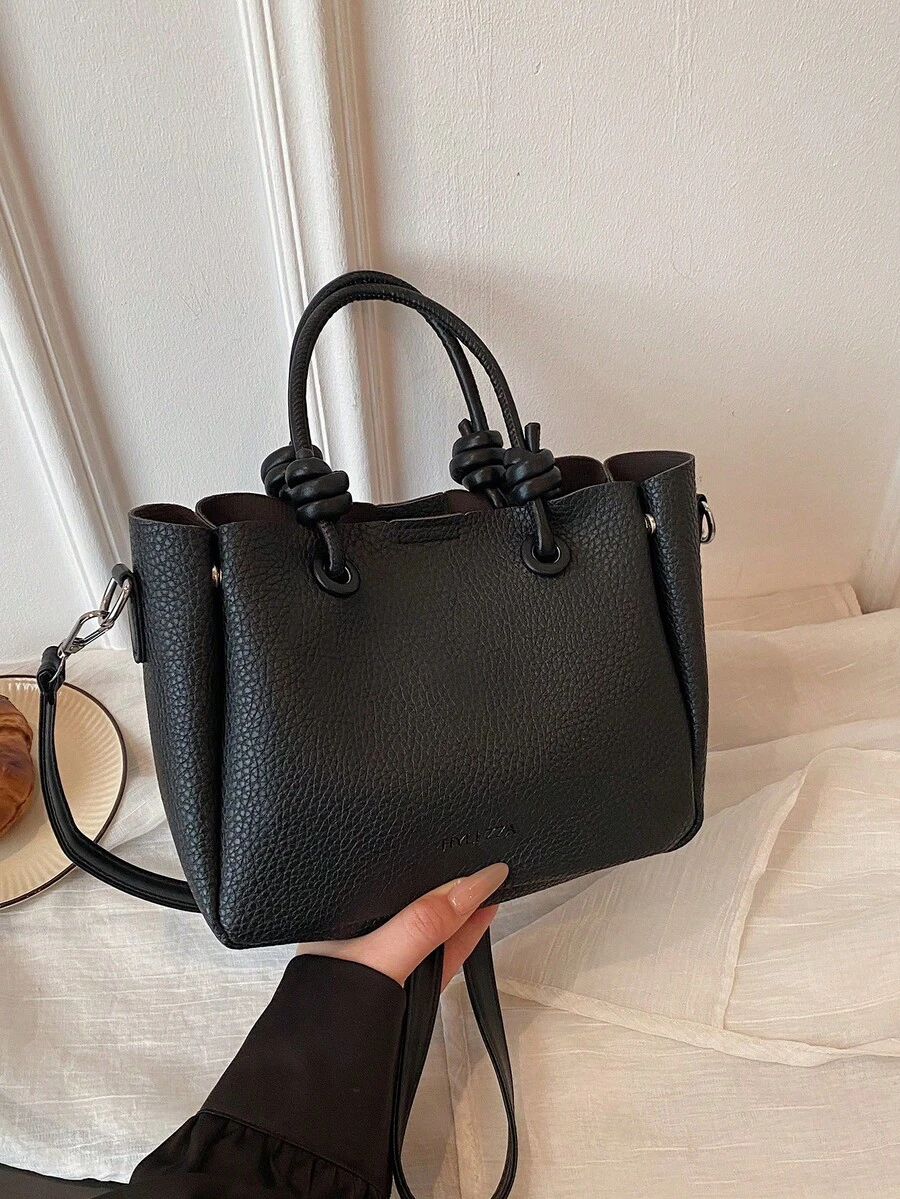 新款奢华百搭荔枝纹理女士手提包、单肩包和斜挎包