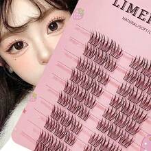 60 cụm mi giả lông chồn 0.07mm, độ cong chữ C, chiều dài hỗn hợp 9-15mm, mi giả dày dặn, trông tự nhiên, bộ dụng cụ nối mi tự làm có thể tái sử dụng, phù hợp cho người mới bắt đầu. - C - Xem 8