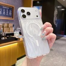 1个全新奢华水晶透明狐狸尾巴磁性闪粉手机壳，适用于苹果17 Pro Max/17 Pro/17/AIR/16 Pro Max/16 Pro/16 Plus/16/15 Pro Max/15 Pro/15 Plus/15/14 Pro Max/14 Pro/14 Plus/14/13 Pro Max/13 Pro/13/12 Pro Max/12 Pro/12/11 - 彩色 - 查看 2