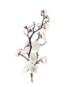 极简褶皱树脂花瓶，哑光白条纹花瓶，现代北欧家居装饰，适用于客厅、书架、桌面和玄关，是理想的乔迁礼物，适合波西米亚风和极简主义室内装饰，可插干花、仙人掌和鲜花。 - B - 查看 11