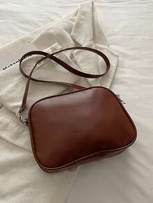 优雅菱形刺绣小方包，时尚多层妈妈单肩包，热销女士斜挎包 - 咖啡 - 查看 10