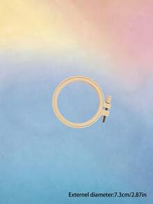 Bamboo-Style Double Layer Embroidery Hoop, 7/9/12cm Three Sizes Available, Lightweight Adjustable Fabric Tension, Mini Portable Embroidery Hoop, Suitable For Fine Small Embroidery, Holiday Hanging Decor, Personalized Handmade Gift Making - Imitation Bamboo Embroidery Hoop - View 16