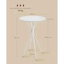 Outdoor Table - Cloud White Matte White - View 4