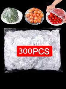 100 piezas de envoltura de plástico desechable, envoltura de plástico de uso múltiple adecuada para barbacoa, sobras, frutas y verduras, accesorio de cocina de grado restaurante envoltura de plástico para el hogar - Multicolor - Ver 14