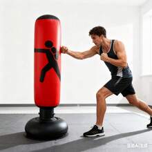 Boxing Bag With Support Frame, Elastic Free-Form Inflatable Boxing Bag - Multicolor - View 2
