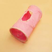 三合一舒适猫隧道床 - 游戏垫兼保暖窝，底部防滑，适合小型至中型猫咪、兔子和仓鼠 - 彩色 - 查看 15