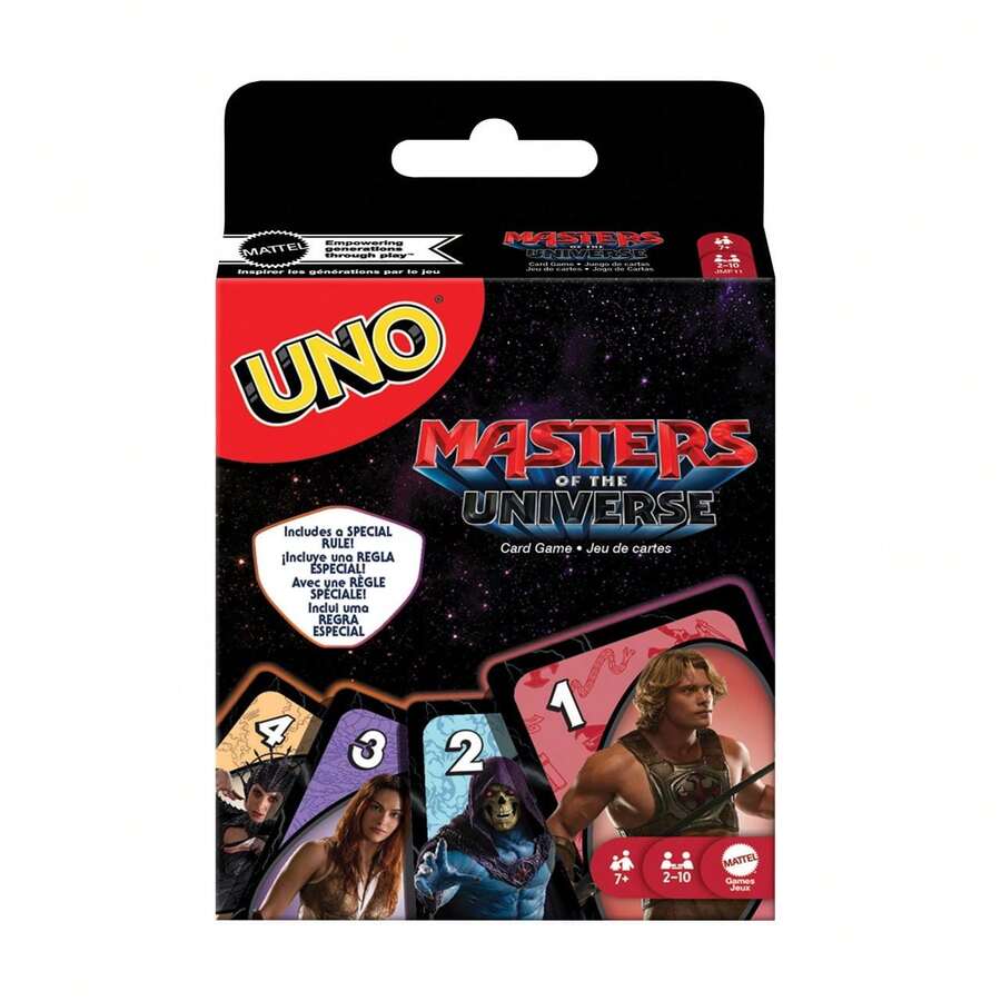Mattel Mattel UNO - Classic Colour & Number Matching Card Game - 112 Cards - Customizable & Erasable Wild - Special Action Cards Included - Gift For Kids 7+