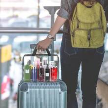 2 Piece Clear Storage Tote Bag, Large Capacity Travel Cosmetic Case, Waterproof Zipper Pouch Set For Women Men - 2PCS - 查看 5