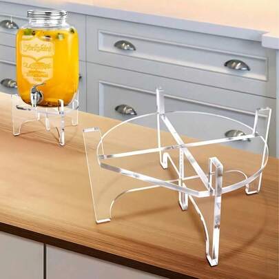 Giá đỡ đựng bằng acrylic trong suốt, giá để bàn thích hợp cho bình hoa và khay - Thiết kế có thể tháo rời, giá đỡ độc lập, giá đựng nước ép và đồ uống bằng acrylic trong suốt, giá để chai nước và bánh ngọt, giá đựng đồ dùng cho quán bar và nhà hàng.