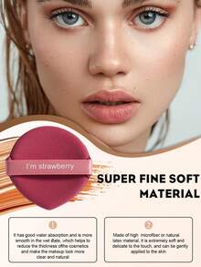 41 piezas Juego de herramientas de maquillaje todo en uno con 25 piezas de brochas de maquillaje, esponjas de maquillaje, polveras triangulares, polveras de cojín y limpiador de brochas, kit completo de belleza cosmética para maquillaje de rostro y ojos - Burdeos - Ver 8