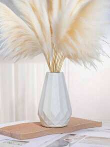 1 pieza Jarrón de plástico simple, decoración de escritorio, jarrón de juncos, decoración de escena, decoración del hogar, jarrón, centro de mesa, decoración de escritorio, jarrón de vidrio para decoración de habitación - 3574 - Ver 2