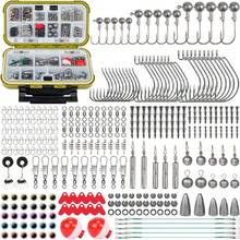 Fishing Lures Accessories Kit With Tackle Box, Fishing Hooks Minnow Crankbait Frog Popper Lure Worm Fishing Spoon Spinner Bait For Bass Crappie, Fishing Gear Freshwater Equipment Gifts For Men,45195985 - Red - View 1