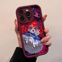 Poppy Playtime, tema de terror rojo y azul.funda de teléfono Fundas compatibles con ,Apple,VIVO,OPPO,,, y Honor.Fabricadas en silicona TPU,ofrecen protección contra golpes y caídas. - Burdeos - Ver 3
