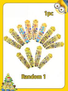 Minions 12pcs Snap Rings With Free Bracelet And Wristband, Best Holiday Party Atmosphere Decoration For Best Friends, Perfect Party Decor, Affordable Home Decor Ornaments, Perfect Room Art Decoration, Christmas Gift, Graduation Gift For Girlfriend, Valentine's Day, Birthday, Suitable For Birthday Celebration, Souvenir, Women's Souvenir, Cute Aesthetic, Valentine's Day, Gifts, Decorations, Home Decor, Valentine's Gifts, Birthday Balloons, Birthday Decoration - Multicolor - View 10