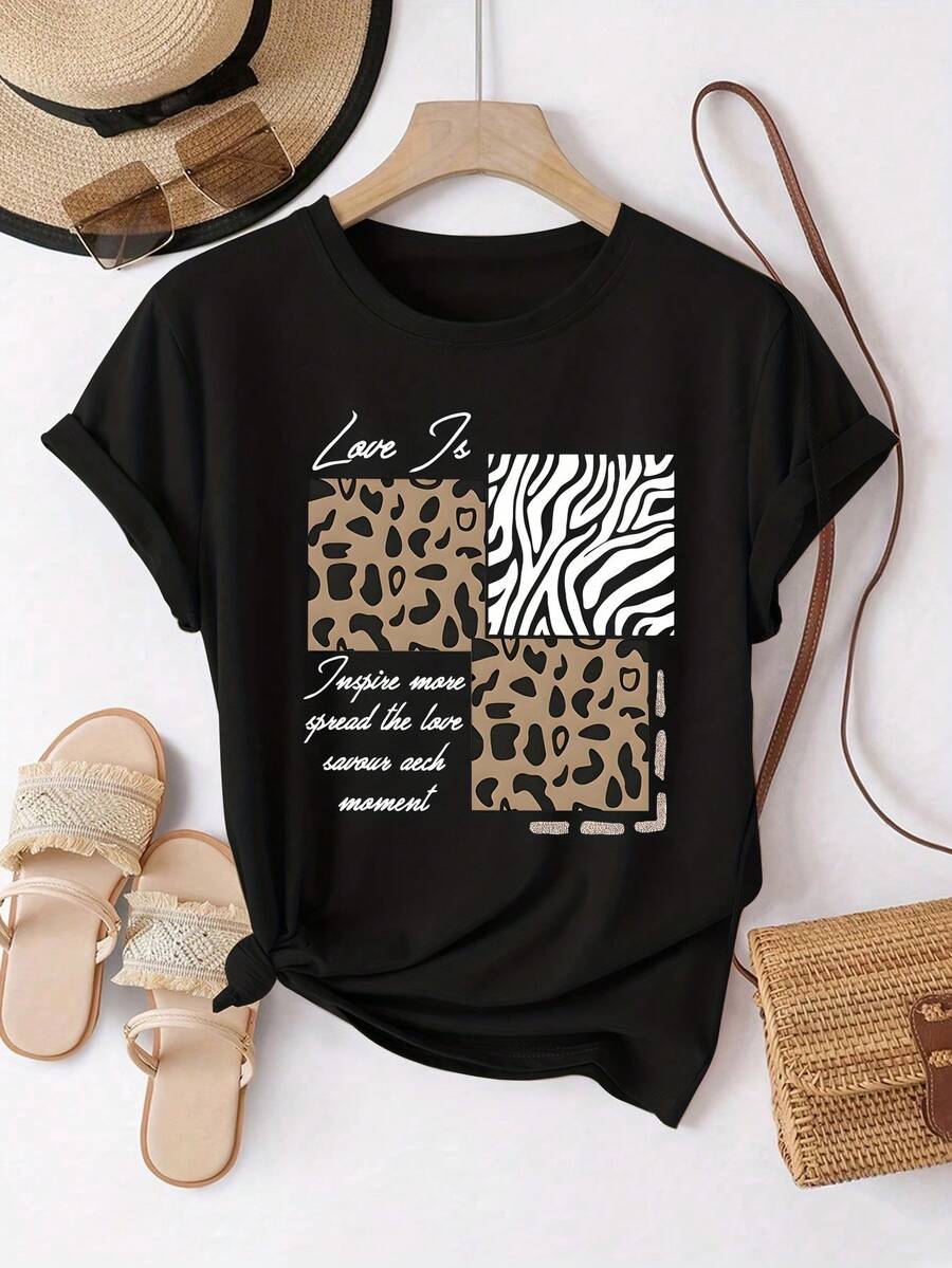 Women T-Shirts - Black - View 1