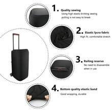 Funda protectora para altavoz, funda protectora impermeable y resistente al sol para altavoz, funda de almacenamiento para altavoz con asa - Negro - Ver 8