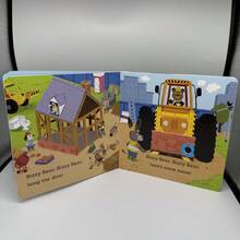 Pull&Push Busy Learning Compact Prefect For Learning English Interactive Comic Captivates Readers Vibrant Colors And Cartoon Illustrations, Featuring Foldable Pages Reading Fun. Perfect As A Christmas Gift - Multicolor - View 8