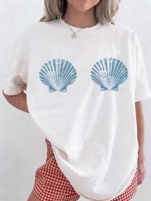 1pcs Custom Mermaid Bachelorette Shirt  Last Toast On The Coast Bachelorette Coastal Bachelorette Bikinis And Martinis Last Splash,Plus-Size Fashion T-Shirt - 白色1 - 查看 4