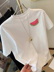 Women T-Shirts - White - View 3