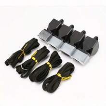 New Referee Set, Full Equipment, Classic , Whistle, Boundary Marker, Red & Yellow Cards - Multicolor - View 5