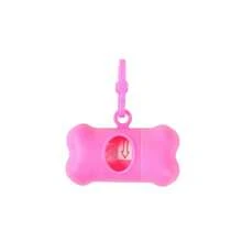 1pc Bone-Shaped Pet Waste Bag Holder, Portable Dog Poop Bag Dispenser - Multicolor - View 11