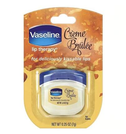 Vaseline 凡士林润唇膏 7克，令双唇柔软光滑，保湿滋润，修复干燥，淡化唇纹，提升光泽，柔嫩双唇，蕴含玫瑰提取物和维生素E，长效保湿，深层修护，淡化唇纹，适合所有肤质。