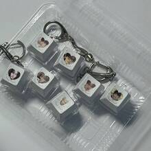 Porte-clés EN/HYPEN, Pendentif Merchandise NIKI, SUNOO, JAKE, Clavier anti-stress, Porte-clés cliqueur, Charm de sac, Accessoire de sac à dos, Cadeau de collection pour fans, Anti-stress pour adolescents et adultes, Cadeau d'anniversaire/fête - Multicolore - Voir 1