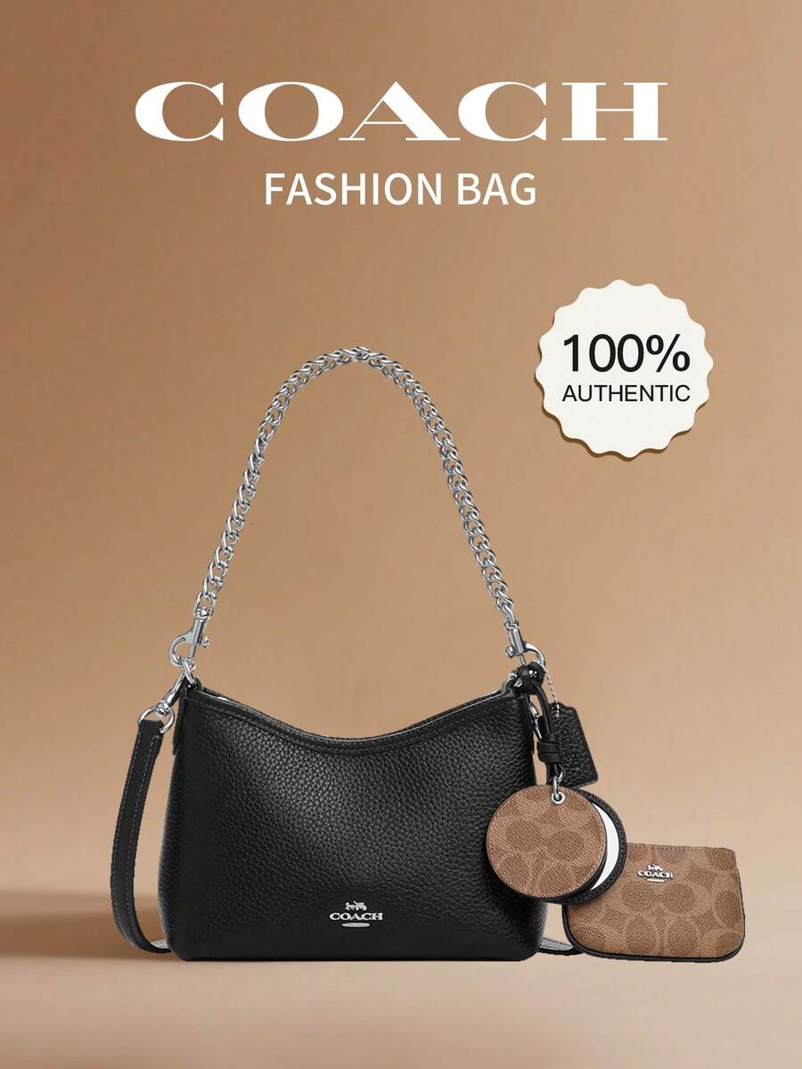 Coach Laurel 19 Crossbody Bag Classical Shoulder Bag Hobo Purses with Adjustable Strap Handbag with Wallet Top-Handle - 黑色 - 查看 1
