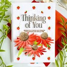 1 khuôn cắt kim loại hình hoa nở, thích hợp cho việc tự làm sổ lưu niệm, thiệp chúc mừng và các sản phẩm thủ công bằng giấy. - LG26-7908 - Xem 5