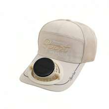 Breathable Baseball Cap Solar Powered Fan Hat Baseballs Hat For Men Women, USB Rechargeable Sun Protection Hat For Outdoor - Ivory - View 6